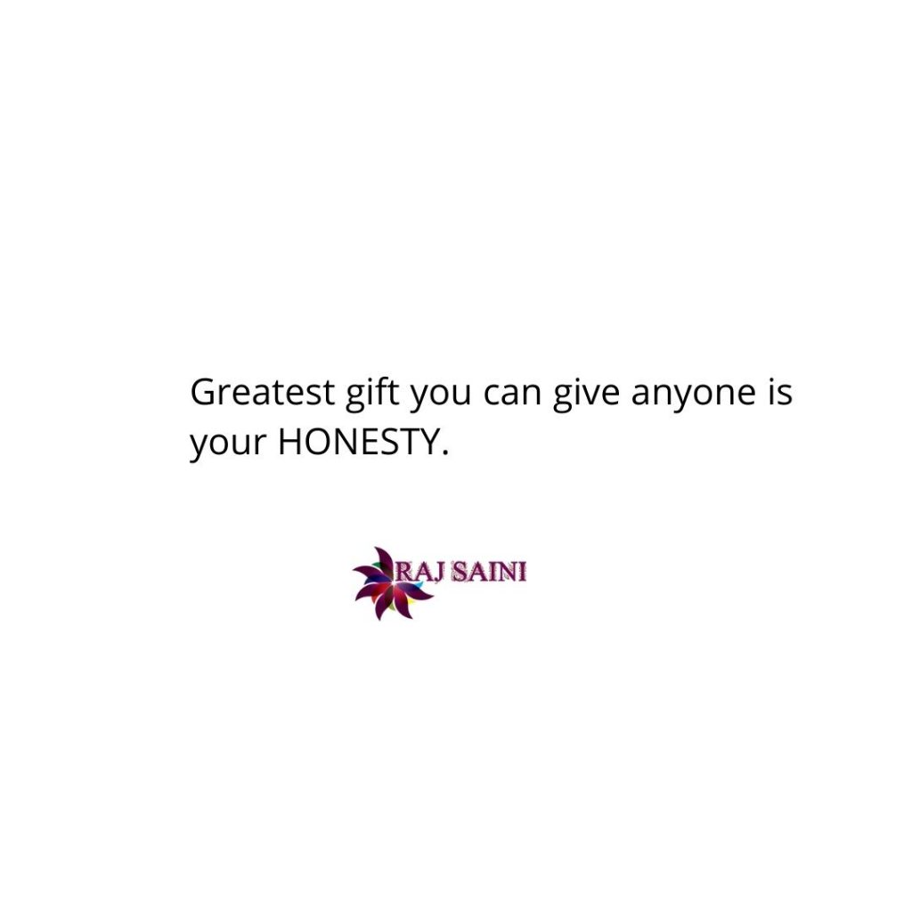 You are currently viewing BE HONEST !!