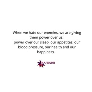 Read more about the article DON’T HATE YOUR ENEMIES…