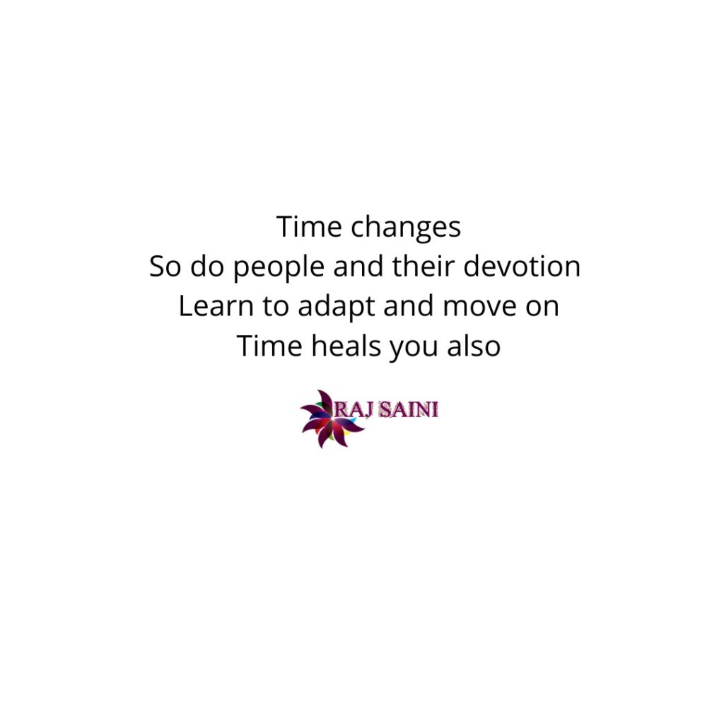 You are currently viewing LEARN TO ADAPT AND MOVE ON…