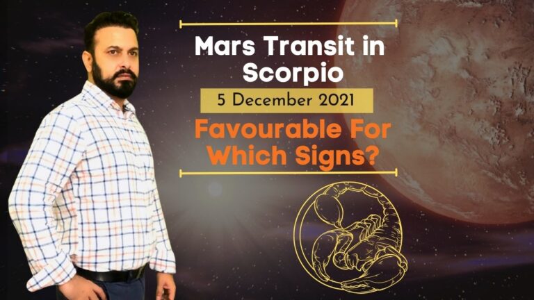 Read more about the article Mars Transit in Scorpio (05 Dec 2021): Favourable For Which Signs?