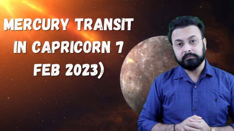 Read more about the article Mercury Transit In Capricorn (7 Feb) 2023 Guru Ji Dr.Raj Indian Astrologer in Singapore